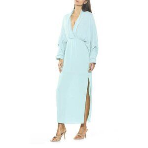NWOTD Alexia Admor Size 2 KACEY MAXI DRESS light Blue MSRP $226